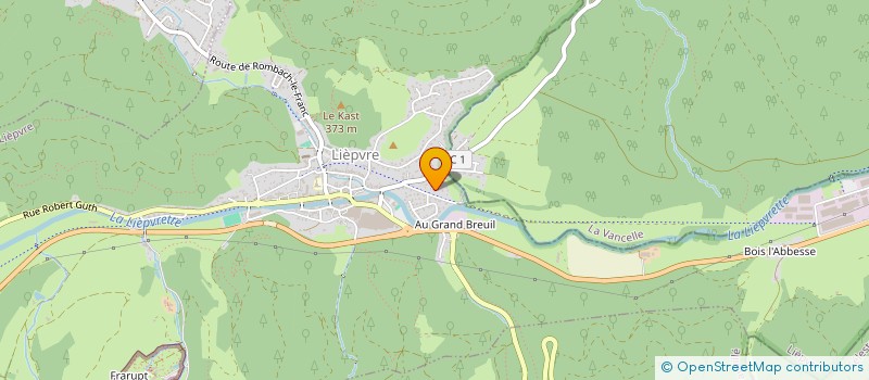 localisation de l'entreprise MADAME ELISE FRECHARD  LIEPVRE