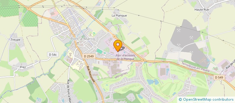 localisation de l'entreprise MADAME ELISE GARCETTE  MERIGNIES