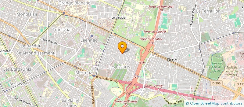 localisation de l'entreprise MADAME ELISE GARNAUD  BRON