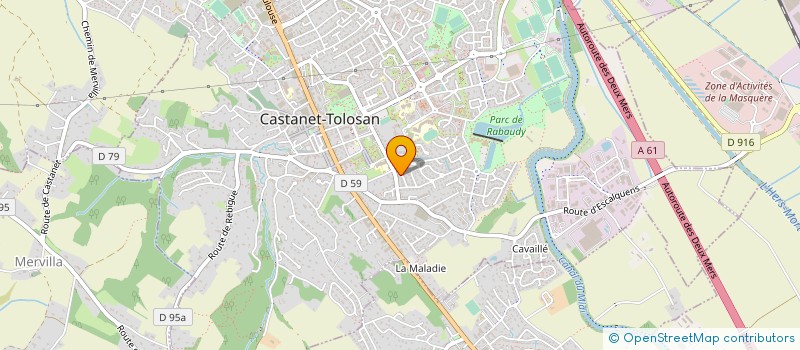 localisation de l'entreprise MADAME ELISE GIOVANNELLI à CASTANET-TOLOSAN