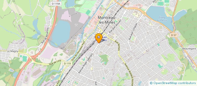 localisation de l'entreprise MADAME ELISE GIROUX à MONTCEAU-LES-MINES