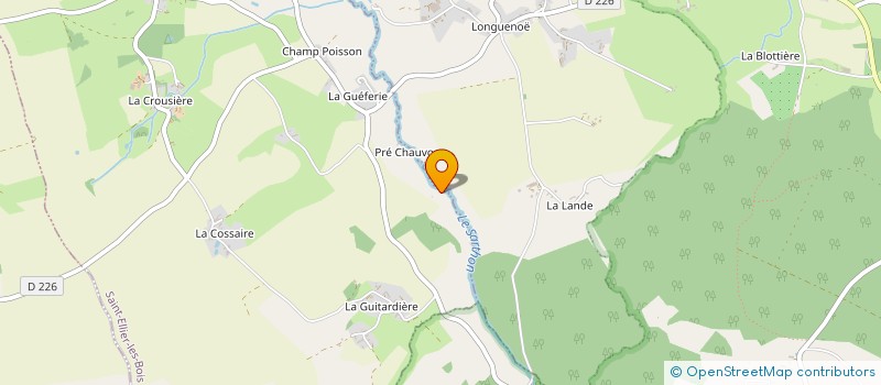 localisation de l'entreprise MADAME ELISE GONNESSAT à LA LANDE-DE-GOULT