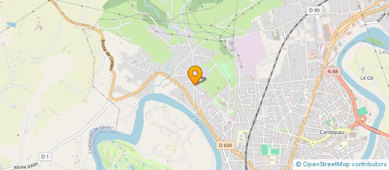 localisation de l'entreprise MADAME ELISE GORUR à ALBI