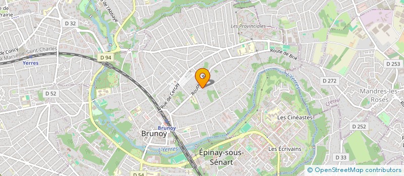 localisation de l'entreprise MADAME ELISE GOUARD à BRUNOY