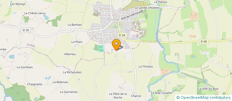 localisation de l'entreprise MADAME ELISE GOUERY à SAINT-THURIAL