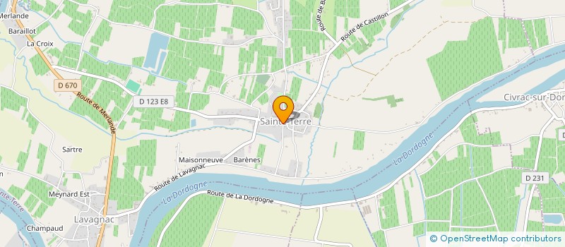 localisation de l'entreprise MADAME ELISE GOUNEAUD  CIVRAC-SUR-DORDOGNE