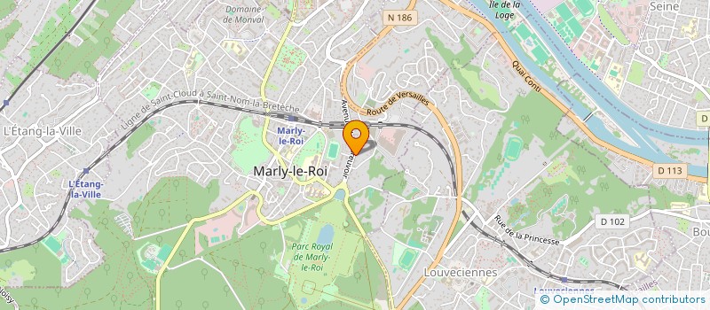 localisation de l'entreprise MADAME ELISE GOURIER  MARLY-LE-ROI