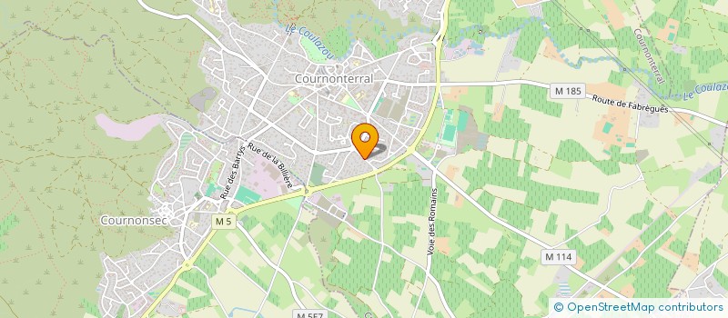 localisation de l'entreprise MADAME ELISE GRENON  COURNONTERRAL
