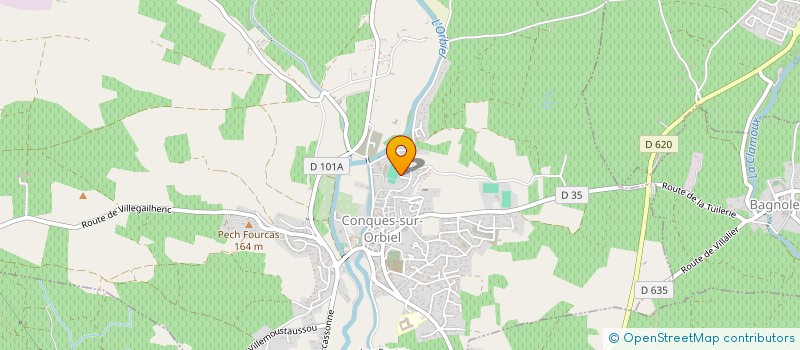 localisation de l'entreprise MADAME ELISE GRIFFE  CONQUES-SUR-ORBIEL