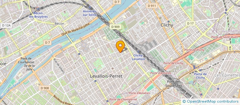 localisation de l'entreprise MADAME ELISE GRODET à LEVALLOIS-PERRET