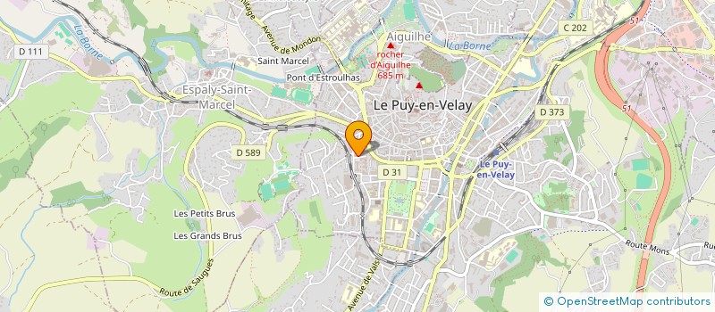 localisation de l'entreprise MADAME ELISE GRUDZIEN  LE PUY-EN-VELAY