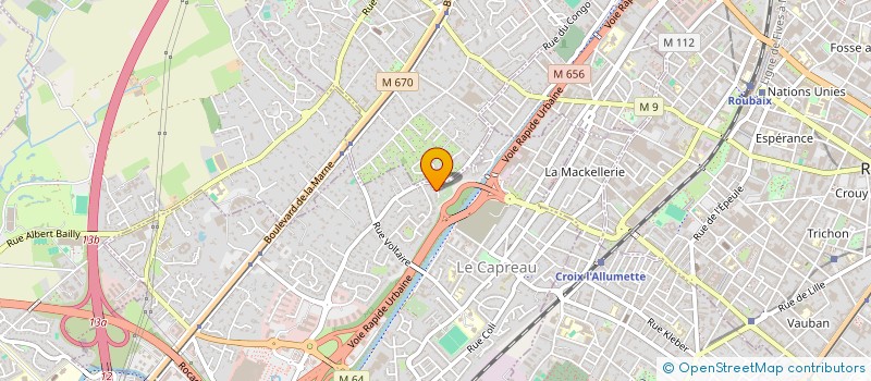 localisation de l'entreprise MADAME ELISE GRUSON  WASQUEHAL