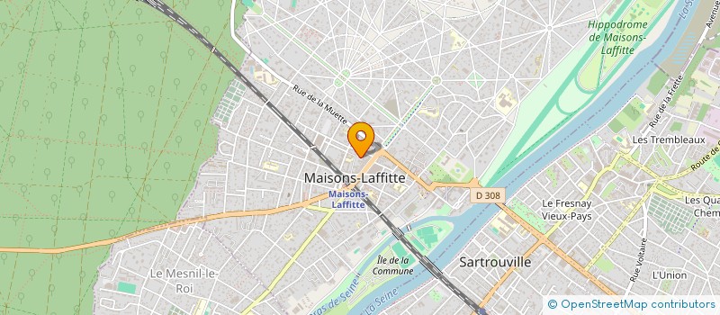 localisation de l'entreprise MADAME ELISE GUETTA à MAISONS-LAFFITTE