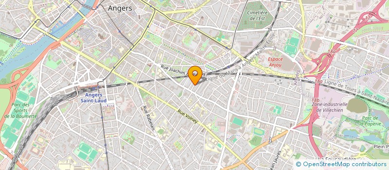 localisation de l'entreprise MADAME ELISE GUIBERT à ANGERS