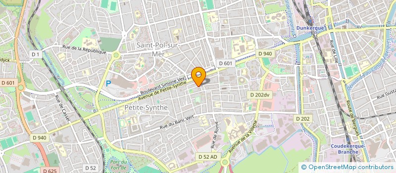 localisation de l'entreprise MADAME ELISE GUILBERT à DUNKERQUE