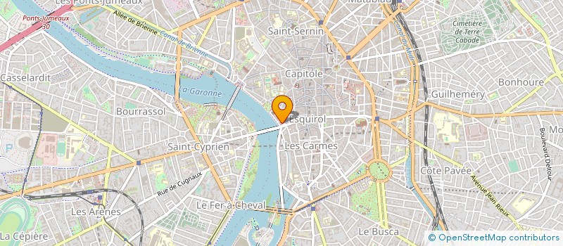 localisation de l'entreprise MADAME ELISE GUILLEBAUD  TOULOUSE