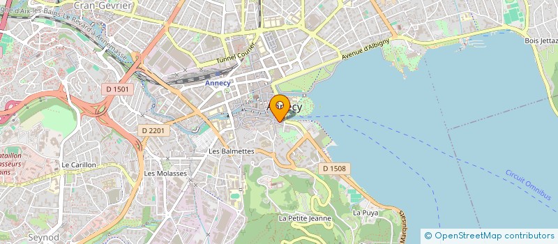 localisation de l'entreprise MADAME ELISE GUIMOND à ANNECY