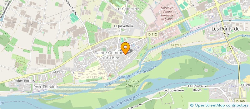 localisation de l'entreprise MADAME ELISE GUITTIERE  SAINTE-GEMMES-SUR-LOIRE