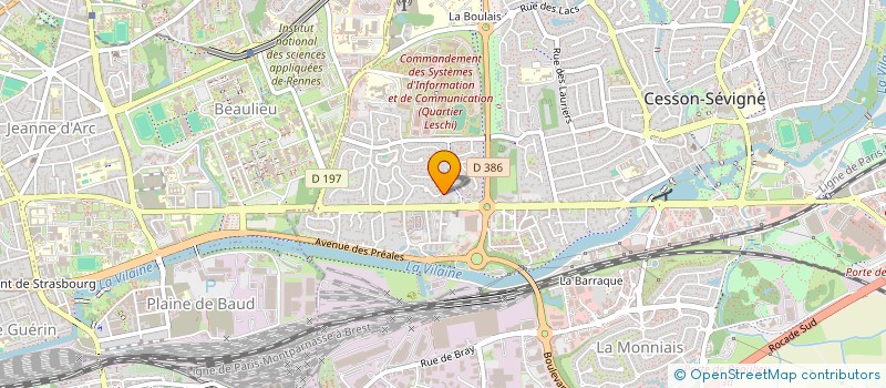 localisation de l'entreprise MADAME ELISE HAMON à CESSON-SEVIGNE