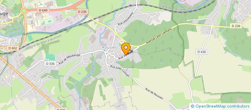 localisation de l'entreprise MADAME ELISE HENRY  ROUSIES