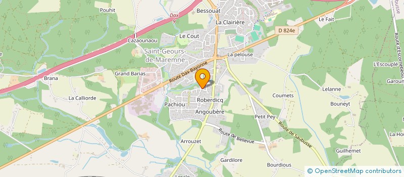 localisation de l'entreprise MADAME ELISE HOFFMANN à TOSSE