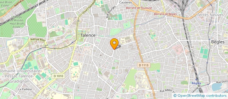 localisation de l'entreprise MADAME ELISE HOOGARDIE à TALENCE