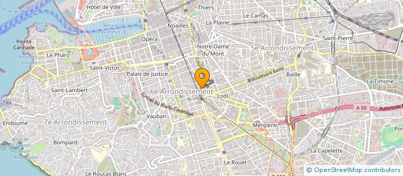 localisation de l'entreprise MADAME ELISE HURTADO à MARSEILLE