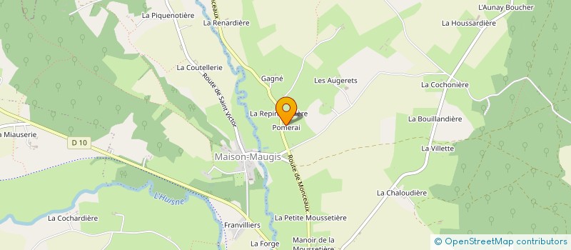 localisation de l'entreprise MADAME ELISE IORSCH à COUR-MAUGIS SUR HUISNE