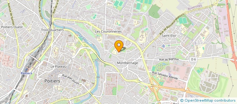 localisation de l'entreprise MADAME ELISE JACQUETTON à POITIERS