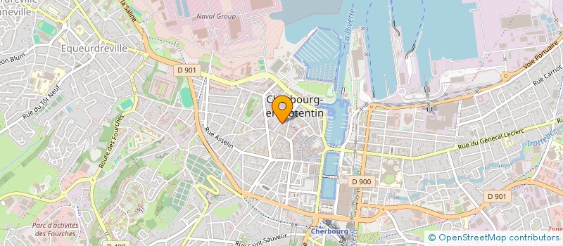 localisation de l'entreprise MADAME ELISE JAFFREZIC  CHERBOURG-EN-COTENTIN