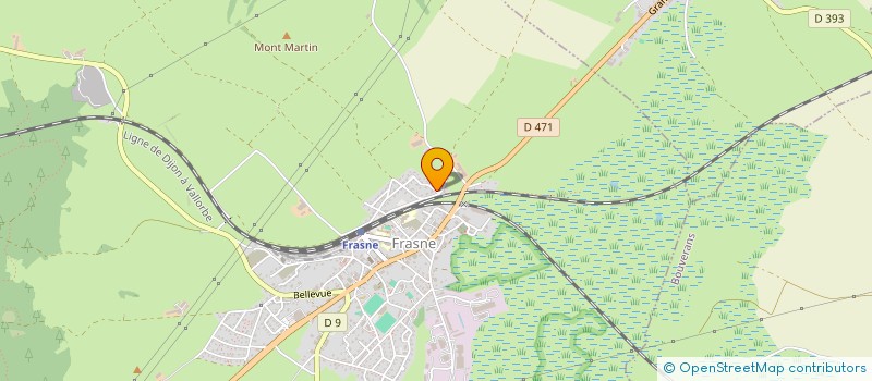 localisation de l'entreprise MADAME ELISE JOLY  FRASNE