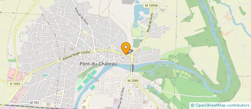 localisation de l'entreprise MADAME ELISE JOURDAIN  PONT-DU-CHATEAU