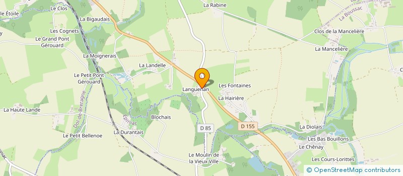 localisation de l'entreprise MADAME ELISE JUHEL  BAGUER-PICAN