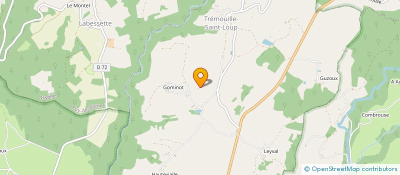 localisation de l'entreprise MADAME ELISE JUILLARD  BAGNOLS