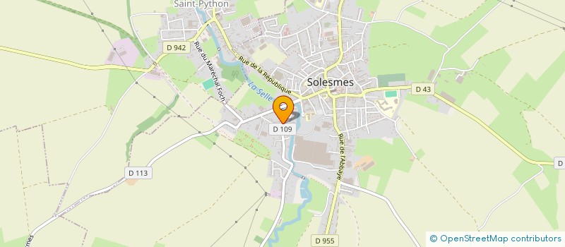 localisation de l'entreprise MADAME ELISE JULIETTE BRICOUT  SOLESMES