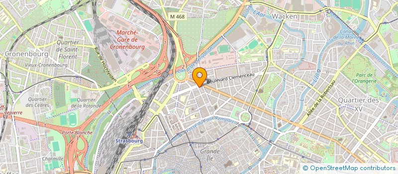 localisation de l'entreprise MADAME ELISE KOBLER à STRASBOURG
