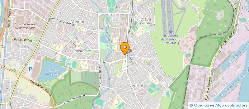 localisation de l'entreprise MADAME ELISE KUNUTSOR  STRASBOURG