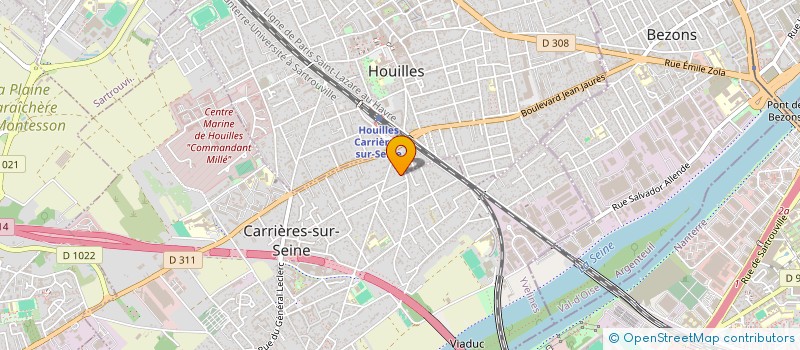 localisation de l'entreprise MADAME ELISE LABALETTE  CARRIERES-SUR-SEINE