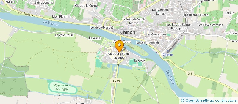 localisation de l'entreprise MADAME ELISE LACROIX  CHINON