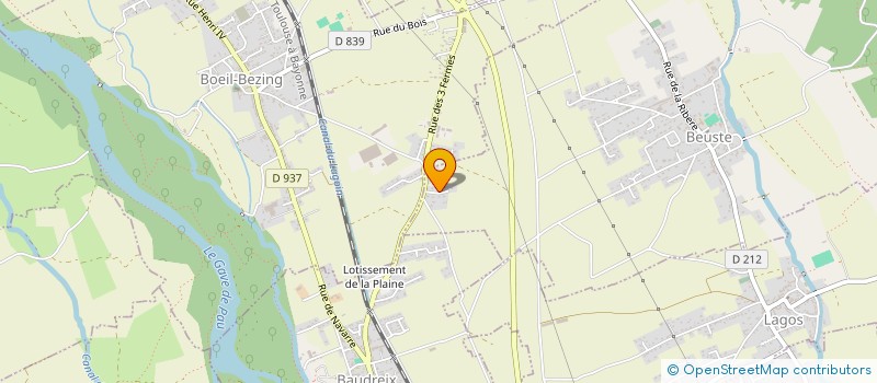 localisation de l'entreprise MADAME ELISE LAGAHE  BEUSTE