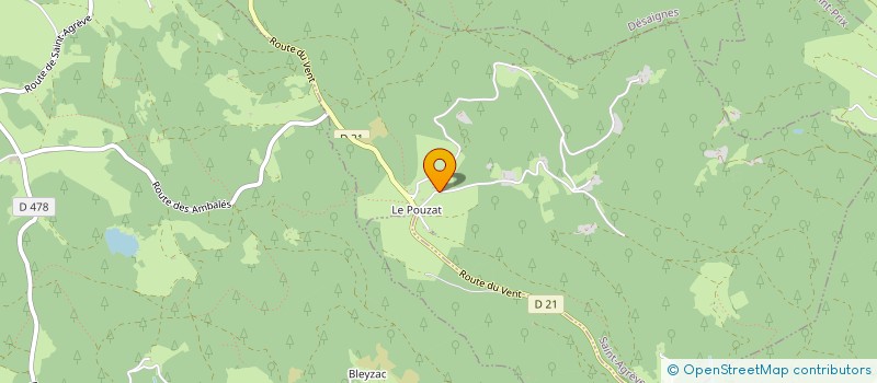 localisation de l'entreprise MADAME ELISE LAINE  SAINT-AGREVE