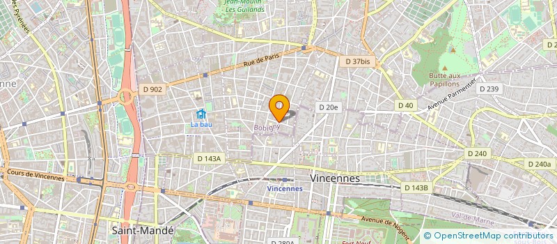 localisation de l'entreprise MADAME ELISE LAMBERT  MONTREUIL