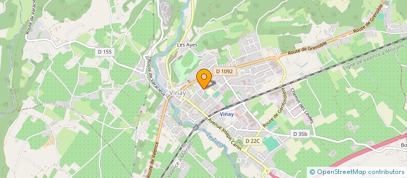 localisation de l'entreprise MADAME ELISE LARIDANT  VINAY