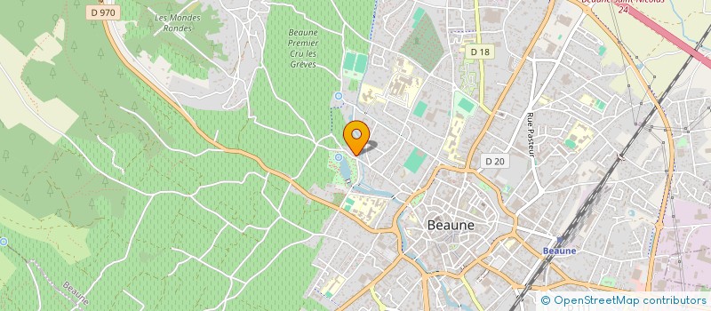 localisation de l'entreprise MADAME ELISE LAROSE à BEAUNE