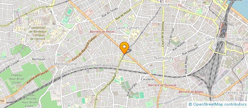 localisation de l'entreprise MADAME ELISE LASSALLE  TALENCE