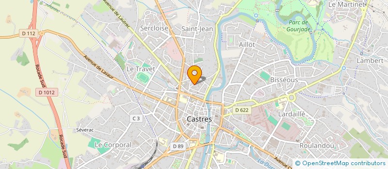 localisation de l'entreprise MADAME ELISE LE HERVE à CASTRES
