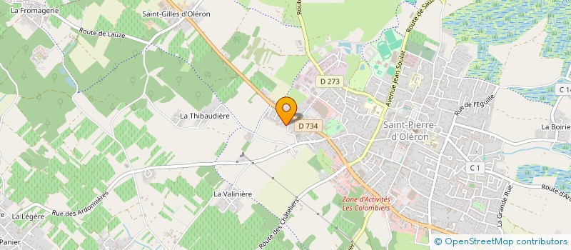 localisation de l'entreprise MADAME ELISE LE PRIOL  SAINT-PIERRE-D'OLERON