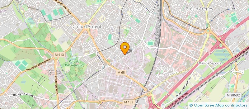 localisation de l'entreprise MADAME ELISE LEBLANC à MONTPELLIER