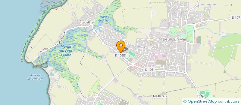 localisation de l'entreprise MADAME ELISE LECOMTE  NIEUL-SUR-MER