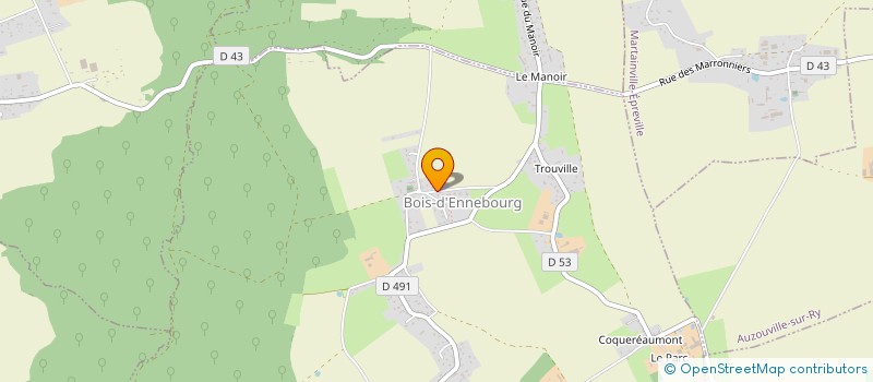 localisation de l'entreprise MADAME ELISE LEFEBVRE  BOIS-D'ENNEBOURG